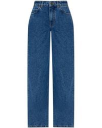 Balmain - Wide-Leg Jeans - Lyst