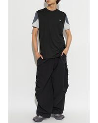 Lacoste - T-Shirt With Logo Patch - Lyst