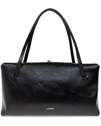 Jil Sander Black Goji Frame Medium Bag | Lyst