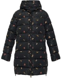 Etro - Down Jacket With Colorful Print - Lyst