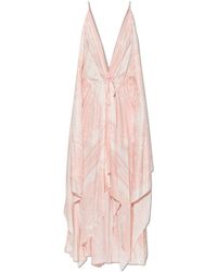 Balmain - Asymmetrical Strappy Dress - Lyst