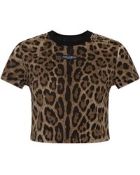 Dolce & Gabbana - Top With Animal Motif - Lyst