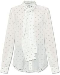 Acne Studios - Shirt With Polka Dot Pattern - Lyst