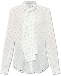 Acne Studios - Shirt With Polka Dot Pattern - Lyst