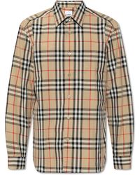Burberry - Shirt With ‘Nova Check’ Pattern - Lyst