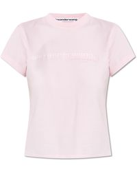 Alexander Wang - T-Shirt With Printed Logo - Lyst