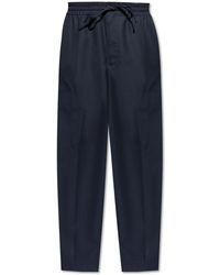 KENZO - Wool Trousers - Lyst