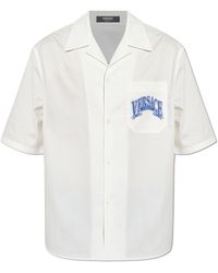 Versace - Shirt With Pocket - Lyst