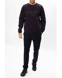 Giorgio Armani - Sweatshirt With Logo - Lyst