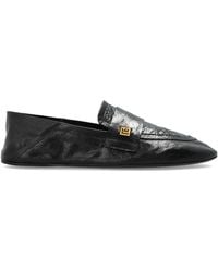 Balmain - Leather "Loafers" Shoes - Lyst