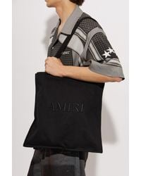 Amiri - Cotton Bag With Embroidered Logo - Lyst