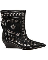 Odissi - Wedge Ankle Boots With Studs - Lyst