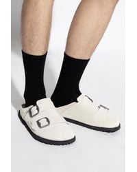 Birkenstock - Suede Slides "222 West" - Lyst