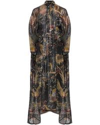 Etro - Dress With Lurex Thread - Lyst