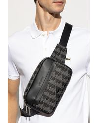 Lacoste White Stranger Things Flat Crossover Bag for Men