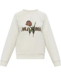 Marni - Sweatshirt With Logo, - Lyst