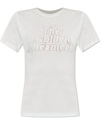 Golden Goose - T-Shirt With Logo - Lyst