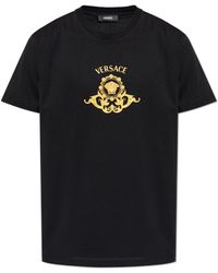 Versace - T-Shirt With Print - Lyst