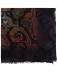 Etro - Scarf With Raw Finish - Lyst