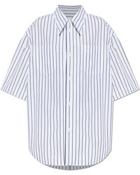 Ami Paris - Shirt With Striped Pattern - Lyst