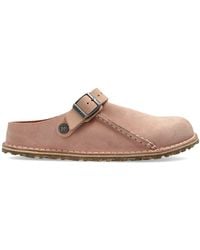 Birkenstock - 'Lutry Premium Suede' Slides - Lyst