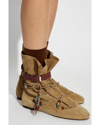 Isabel Marant - Suede Ankle Boots 'Letiz' - Lyst