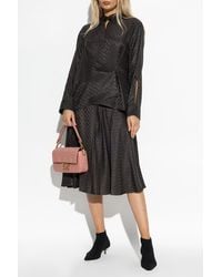 Fendi - Silk Shirt With Monogram - Lyst
