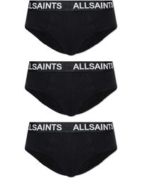 AllSaints - 3-Pack Briefs - Lyst