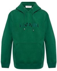 Lanvin - Hoodie With Logo - Lyst