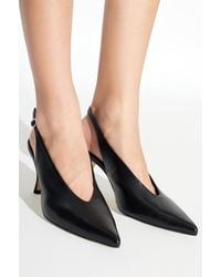 Aeyde - Leather Heeled Shoes 'Carla' - Lyst