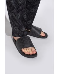 Black COACH Sandals, slides and flip flops for Men | Lyst