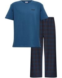 Moschino - Two-Piece Pajama Set From The 'Active' Line - Lyst