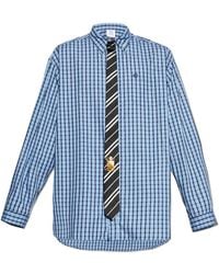 Vetements - Shirt With An Attached Tie - Lyst