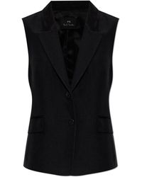 Paul Smith - Vest With Closed Lapels - Lyst