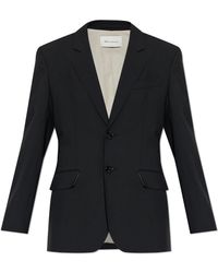 Ami Paris - Wool Blazer With Single Vent - Lyst