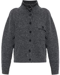 Samsøe & Samsøe - Wool Cardigan "Salois" - Lyst
