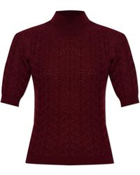 Etro - Wool Turtleneck Top - Lyst