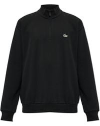 Lacoste - Sweatshirt With Logo Patch - Lyst