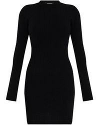 Balmain - Short Fitted Dress - Lyst