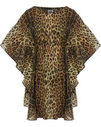 Moschino - Beach Dress With Animal Print - Lyst