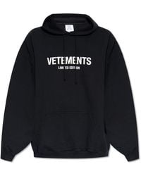 Vetements - Hoodie With Logo, - Lyst