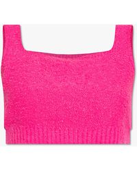Undercover - Cropped Tank Top - Lyst