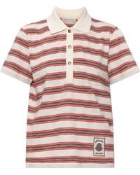 Moncler - Striped Pattern Polo - Lyst