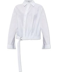 Loewe - Shirt With A Decorative Stripe - Lyst