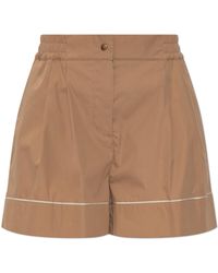 Moncler - Cotton Shorts With Pockets - Lyst