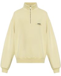 Jacquemus - Sweatshirt With A Stand-Up Collar - Lyst