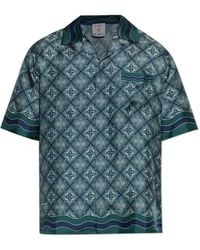 CASABLANCA - Silk Shirt With Pocket - Lyst