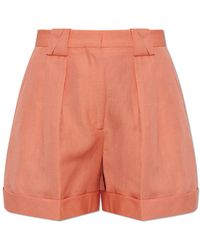 Versace - Shorts With Pleats - Lyst
