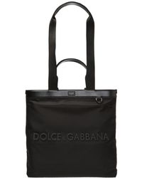 Dolce & Gabbana Leather Cross Body Bag in Black for Men - Lyst