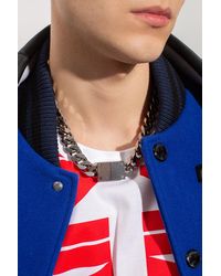 mens burberry necklace